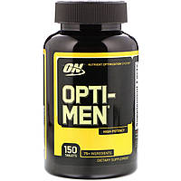 Опти-мен мультивітаміни для активних чоловіків, 150 таблеток, Optimum Nutrition,