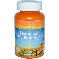 Мультивитамины для подростков, Teenplex Multivitamin, Thompson, 60 таб.