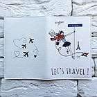 Обкладинка для паспорта Let's travel to Paris, фото 3