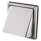 Решітка вентиляційна МВМ 102 В Н козирок з зворотним клапаном