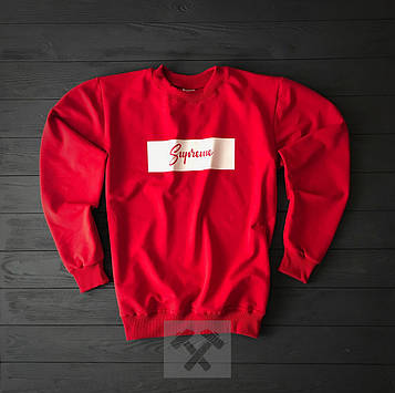 Червоний світшот Supreme (Ідеальна)