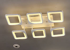 Люстра LED Sunlight Y1107/6 (біла/чорна), фото 4