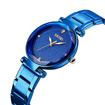 Оригінальний жіночий годинник Skmei 9180 Miss синій