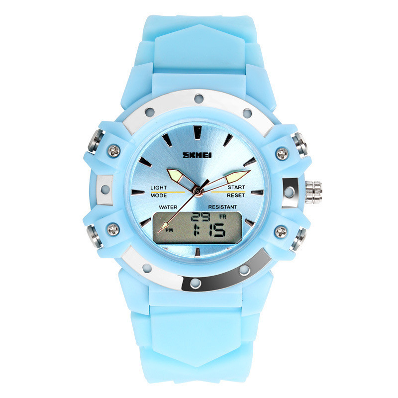 Спортивний жіночий годинник Skmei Easy II 0821 блакитні