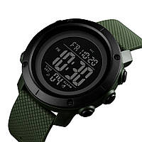 Спортивний чоловічий годинник Skmei 1426 Зелений з Чорним циферблатом