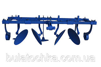 Окучник дисковий універсальний 2-х рядний (з плоскорізами), фото 4