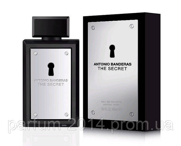 Мужской парфюм Антонио Бандерас зе сикрет Antonio Banderas The Secret 100 мл (лиц) духи аромат запах, фото 2