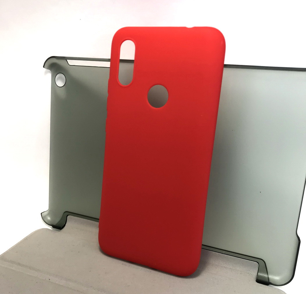 Чохол для Xiaomi Redmi 7 накладка силіконовий бампер протиударний SMTT червоний