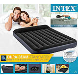 ✅Надувний матрац Intex 64143, 152 x 203 x 25 см. Двомісний, фото 4