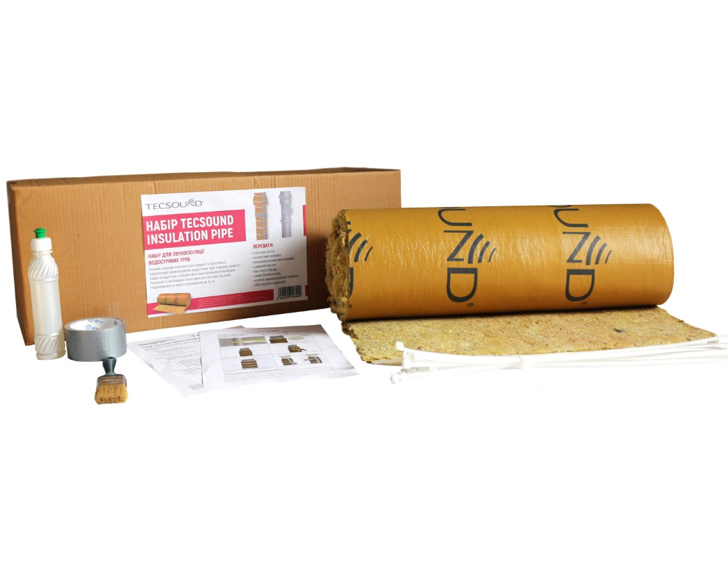 Шумоізоляція водостічних труб TECSOUND INSULATION PIPE 75