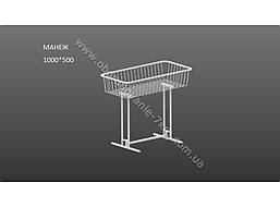 Розпродажна кошик 1000*500(білий,металік)