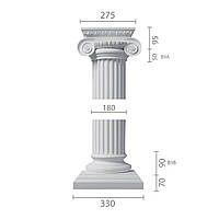 Колонна ка-9 (1/2) из бетона