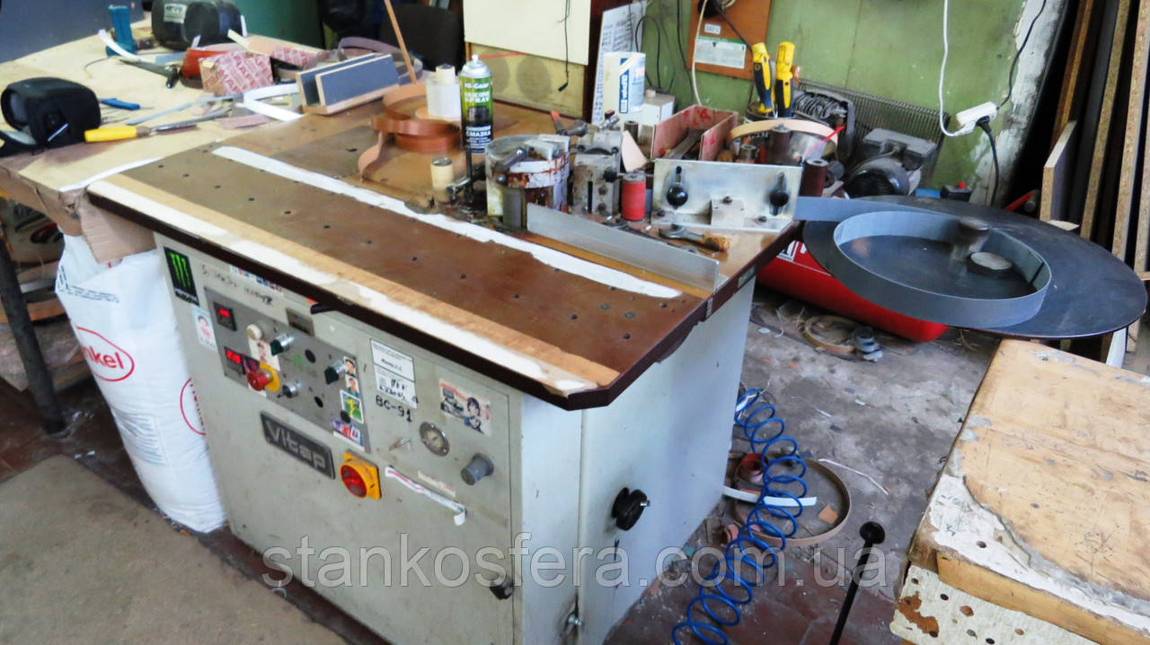 Кромкооблицковий верстат Vitap BC-91.B б/у для облицювання криво- та прямолінійних контурів