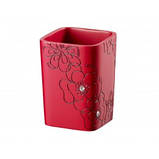 Мильниця червона зі стразами BLOOM 02874, фото 4