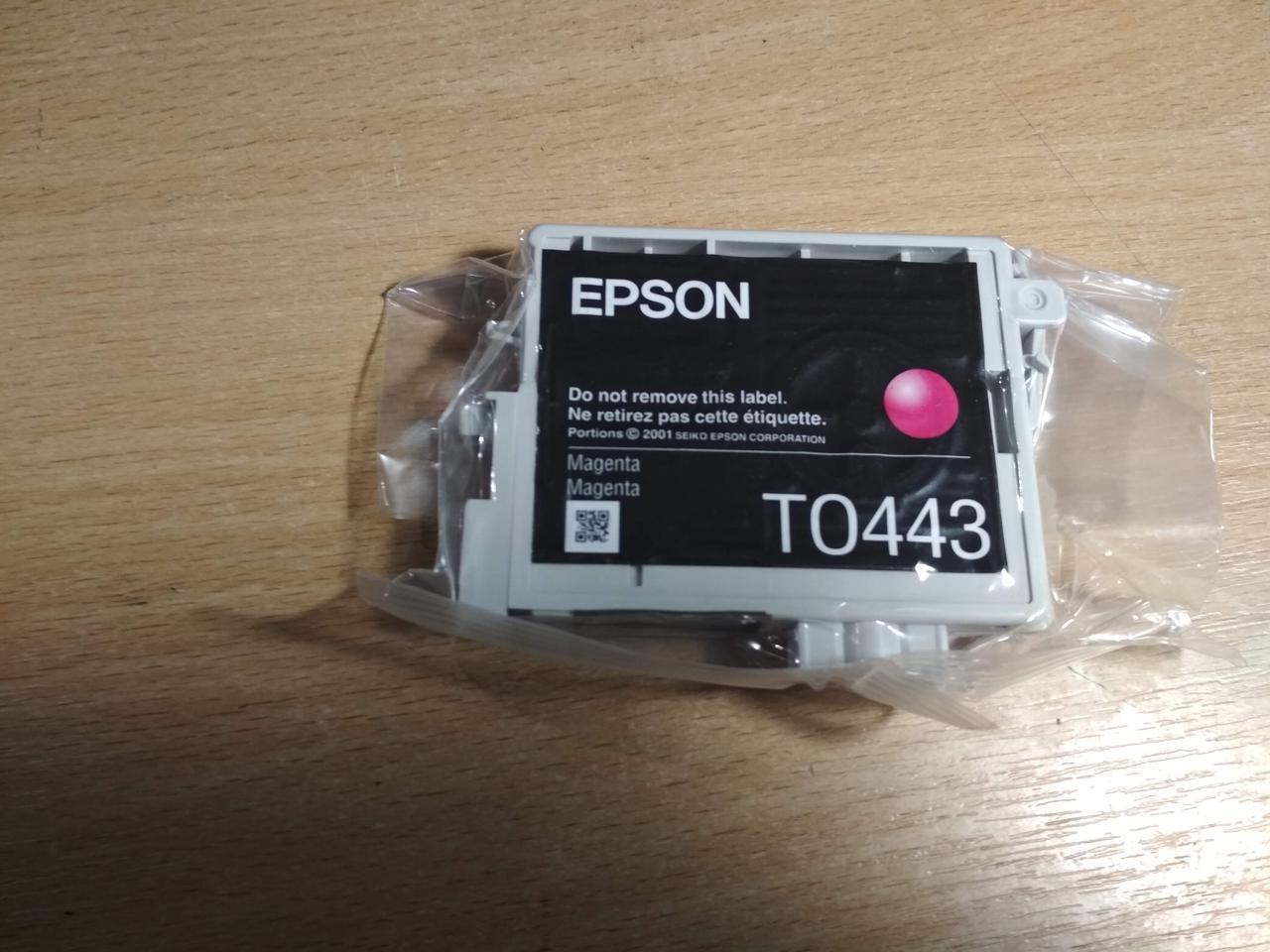 Картридж Epson T0443 C13T04434010 (Epson Stylus-C84, C86, CX6400, CX6600) Малиновий