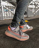 Жіночі кросівки Adidas Yeezy Boost 350 Grey Trfrm, фото 3