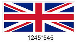 Наклейка прапор Англії