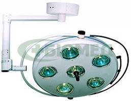 Світильник шестирефлекторний стельовий, світлодіодні хірургічні світильники L2000 6-II Біомед