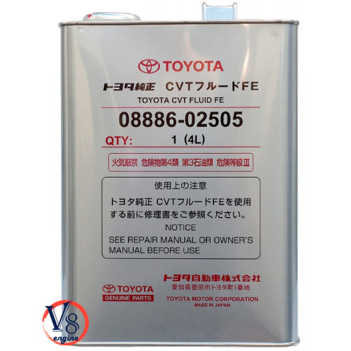 Трансмісійне масло Toyota CVT Fluid FE (08886-02505) 4л