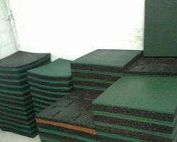 Спортивна гумова плитка