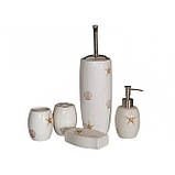 Стакан для зубних щіток керамічний CARBON 04226, фото 5