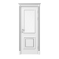 Двері Родос Siena Laura  скло, білий мат 3