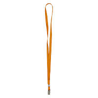 Шнурок для бейджа з металевим кліпом Axent 4532-12-A, помаранчевий