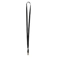 Шнурок для бейджа с металлическим клипом Axent 4532-01-A, черный