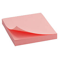 Блок паперу з липким шаром Delta D3314-03 75x75 мм, 100 аркушів, рожевий