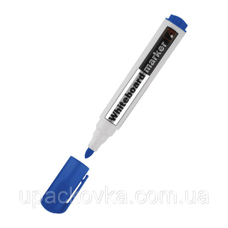 Маркер Delta Whiteboard D2800-02, 2 мм, синій круглий