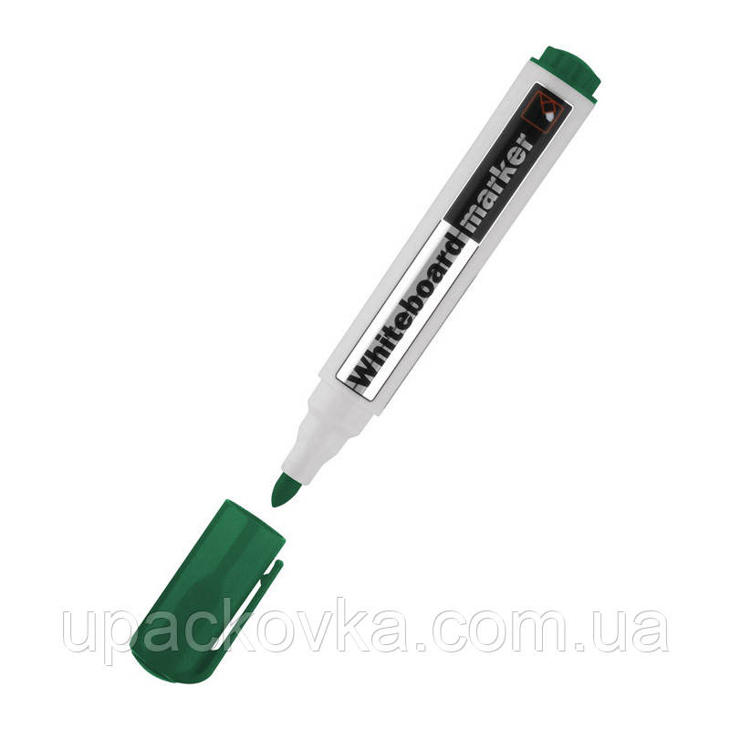 Маркер Delta Whiteboard D2800-04, 2 мм, круглий зелений