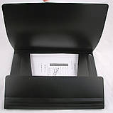 Папка на гумках Axent 1508-01-A, А4, чорна, фото 2