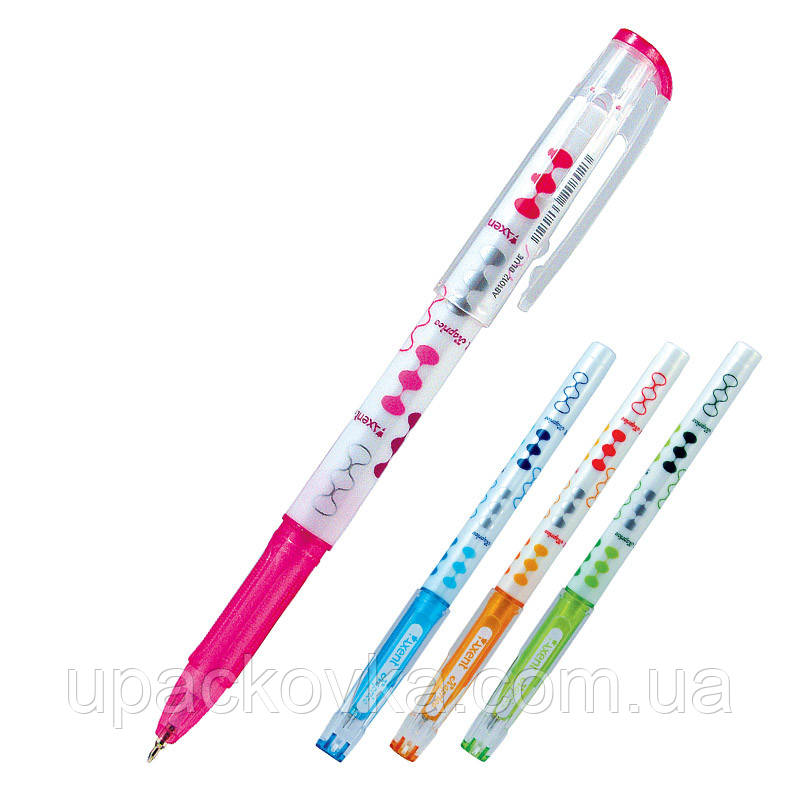Ручка кулькова Axent Kaprice AB1012-02-A, синя, 0.38