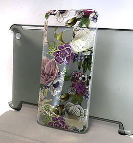 Чохол накладка для Samsung A20, A205 протиударний бампер gelius Flowers