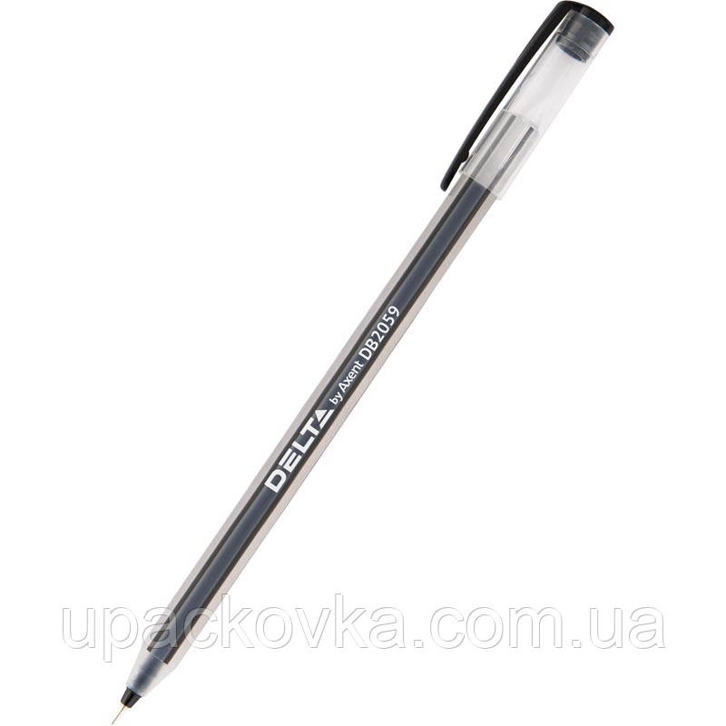 Ручка масляна Delta DB2059-01, чорна, 0.7 мм