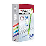 Ручка масляна Axent Glide Color AB1052-2-02-A, синя, 0.7 мм, фото 3