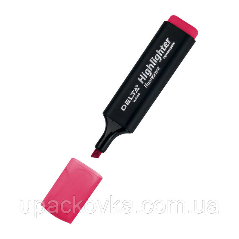 Маркер Delta Highlighter D2501-10, 1-5 мм клиновидний рожевий