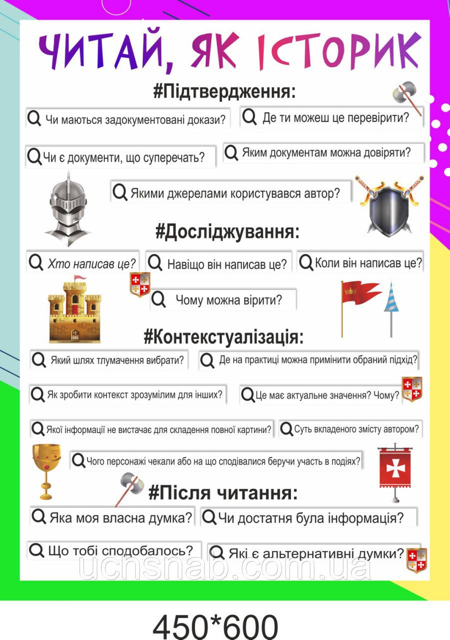 Читай, як історик ★ Стенд в кабінет історії, фото 1