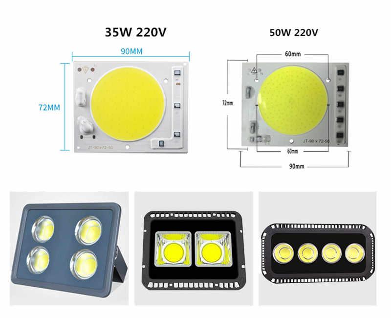 Светодиодная LED матрица 50Ватт IC SMART CHIP 220V ( встроенный драйвер ) 88*72mm - фото 1 - id-p984776257