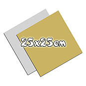 Підкладка золото/срібло 250*250 квадратна