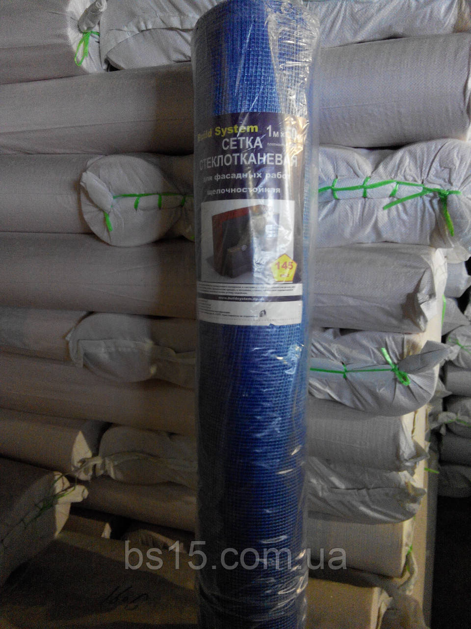 Сітка фасадна 145 г/м2 армувальна будівельна комірка 5х5 мм доставка по Україні, фото 1