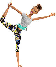 Barbie Made To Move Doll Бабрі йога брюнетка