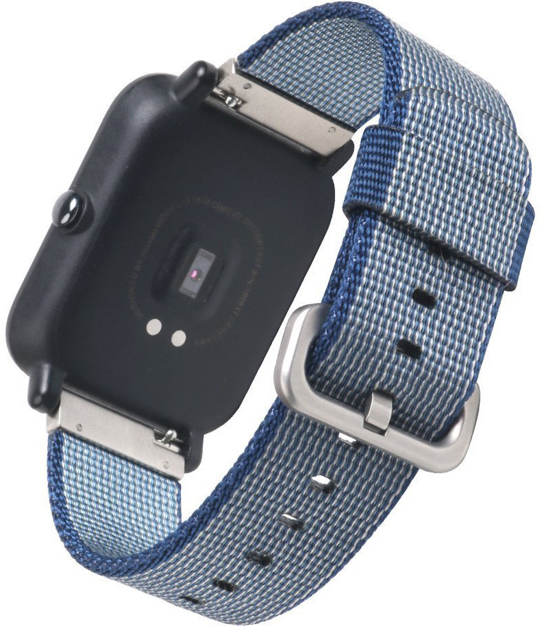 Нейлоновий тканинний ремінець SIKAI Nylon для Xiaomi Amazfit Bip / Lite / 20 мм Синій / Блакитний 1099P