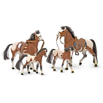 Набір фігурок Melissa&Doug Сім'я коней, фото 1