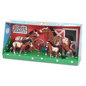 Набір фігурок Melissa&Doug Сім'я коней, фото 3
