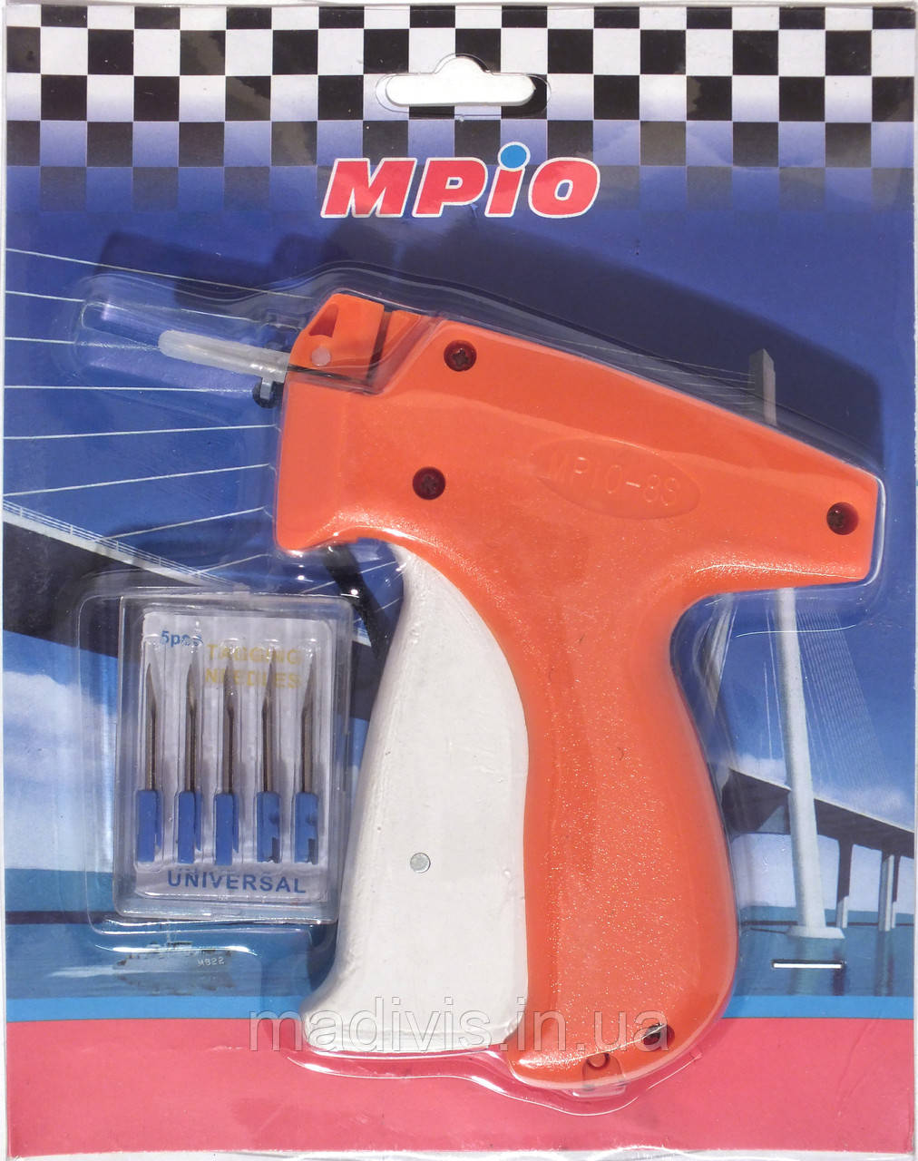 Пістолет для бирок "MPIO" + 5 запасних голок!