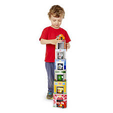 Набір блоків-кубів Melissa&Doug Здання та транспорт, фото 4