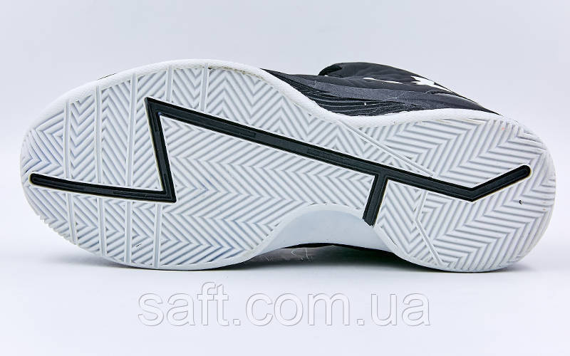 Обувь для баскетбола мужская Under Armour (р-р 41-45) (PU, черный-белый) - фото 2 - id-p985068633