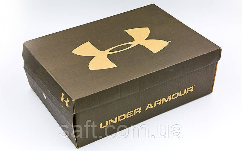 Обувь для баскетбола мужская Under Armour (р-р 41-45) (PU, черный-белый) - фото 10 - id-p985068633