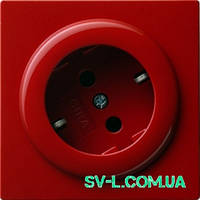 Розетка с з/к угол 30 ° Gira 044843 красный.
